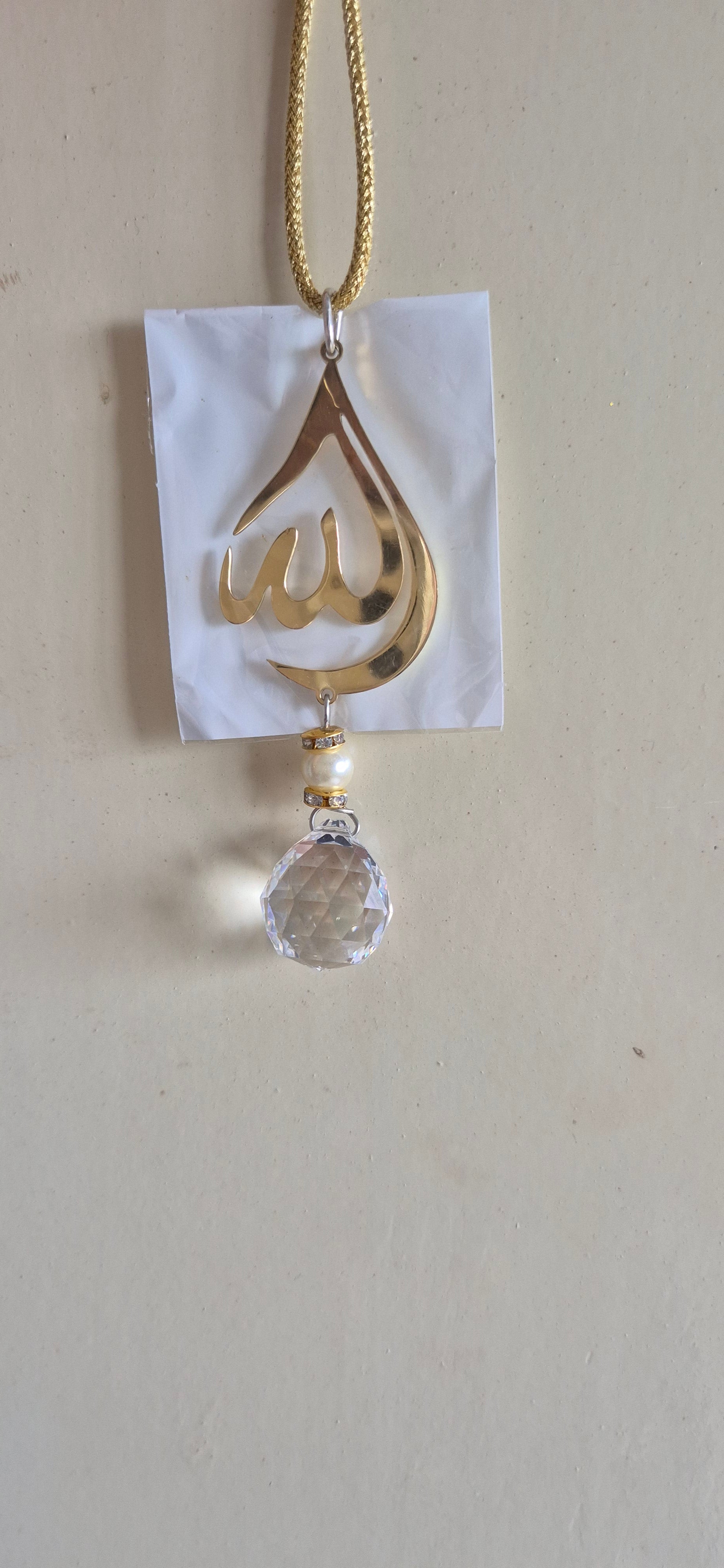 Lightweight crystal Arabic car hangys