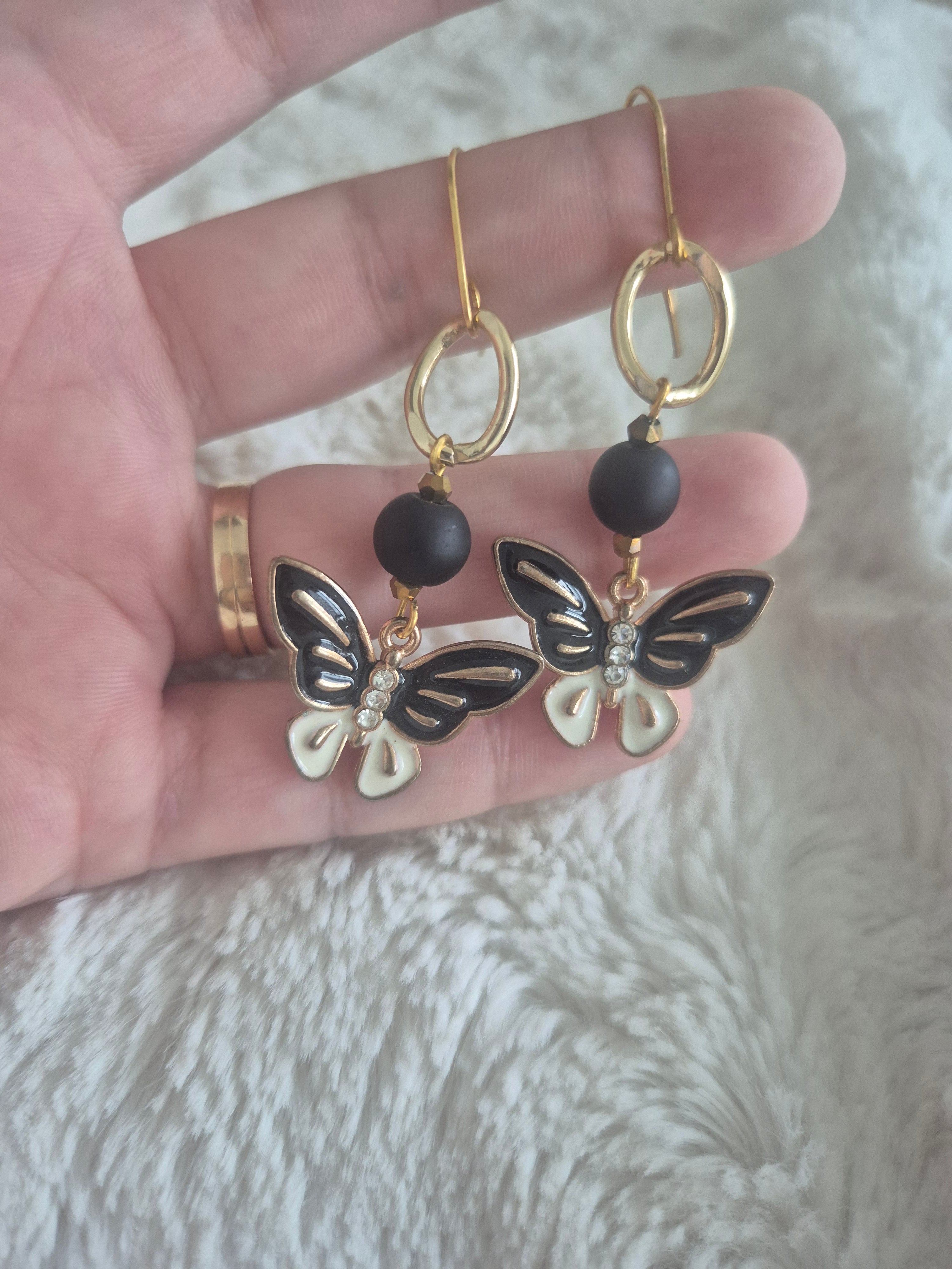Butterfly earings