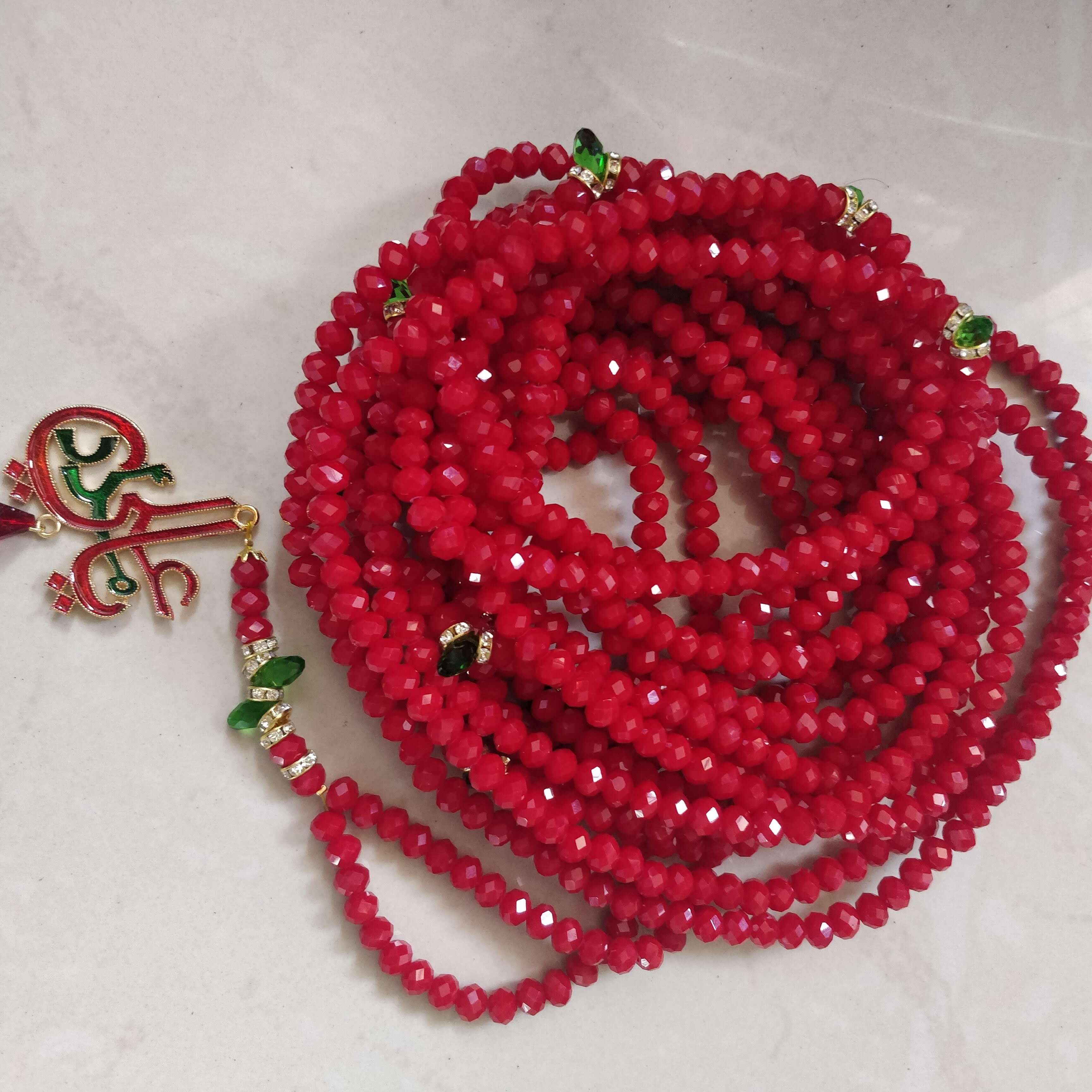 500 dana cut crystal tasbi