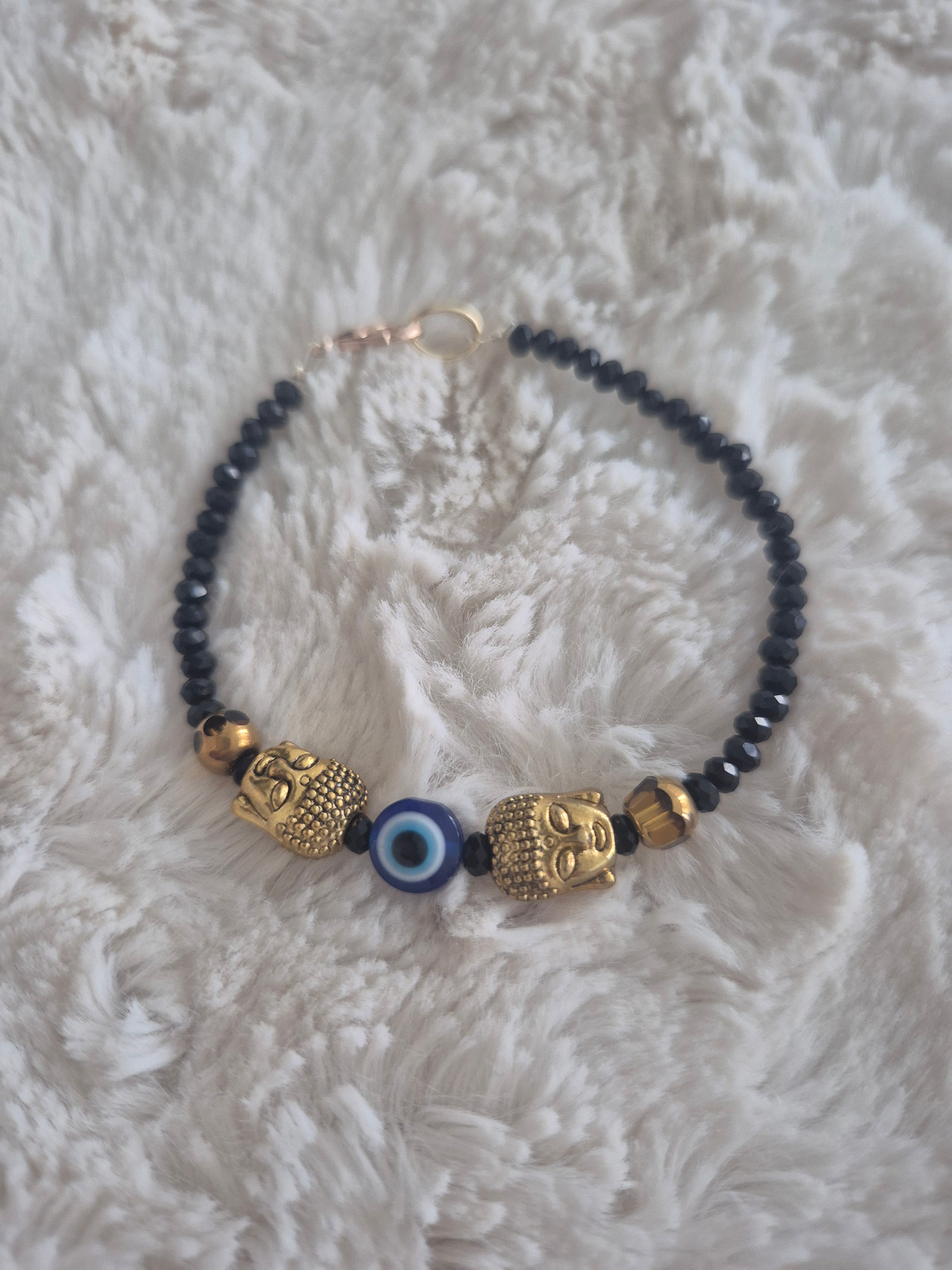 Buddha evil eye bracelet